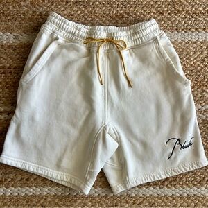 Rhude Heavyweight Fleece Shorts Vintage White
